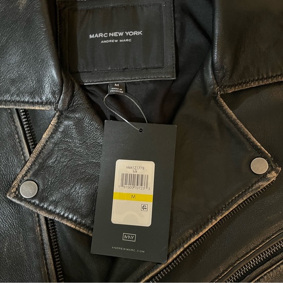 Wilsons Leather Moto Jacket (Medium) - Picture 8 of 8